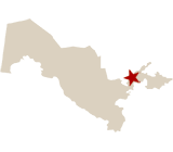 Map of Uzbekistan