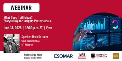 ESOMAR Storytelling webinar Jun '25