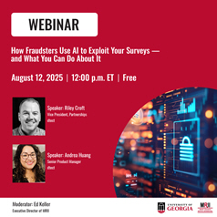 MRII webinar August 2025 - AI survey fraud