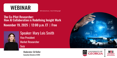 MRII Webinar: The Co-Pilot Researcher: How AI Collaboration is Redefining Insight Work