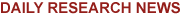 Daily Research News