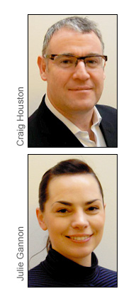 Craig Houston and Julie Gannon