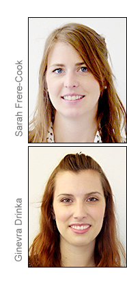 Sarah Frere-Cook and Ginevra Drinka