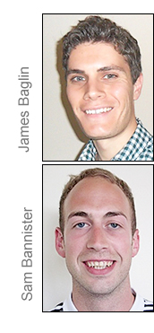 James Baglin and Sam Bannister