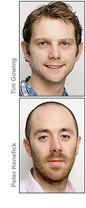 Tim Gowing and Peter Kenefick