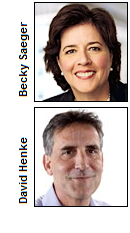 David Henke and Becky Saeger