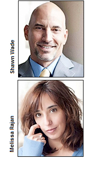 Shawn Wade and Melissa Rajan