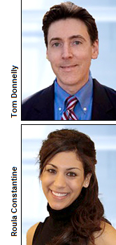Tom Donnelly and Roula Constantine