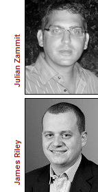 Julian Zammit and James Riley
