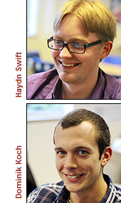 Haydn Swift and Dominik Koch