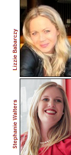 Lizzie Babarczy and Stephanie Walters