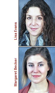 Lisa Evans and Margaret Becker