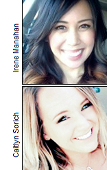 Irene Manahan and Caitlyn Sorich