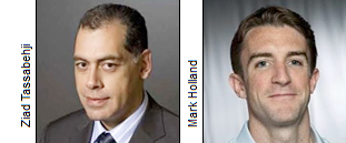 Ziad Tassabehji and Mark Holland