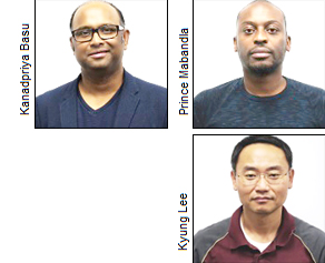 Kanadpriya Basu, Prince Mabandla and Kyung Lee