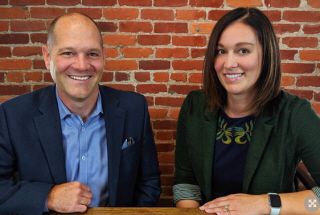 Tim Laake and Carley Metsker