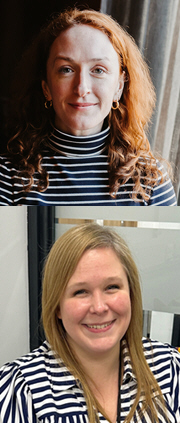 Ellie Moore and Kirsty Ainslie