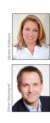Miriam Keilbach and Oliver Weyergraf