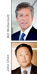 Bill McDermott and John Chen