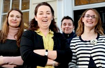 l to r: Nicky Green, Sinead Hasson, Sarah Penny and Kate Langford