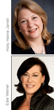 Holly Heline Jarrell and Edie Weiner