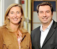 Nathalie Perrio-Combeaux and Patrick Van Bloeme