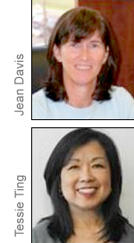 Jean Davis and Tessie Ting