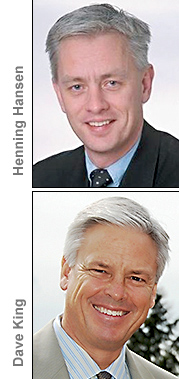 Henning Hansen and Dave King