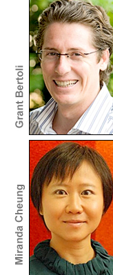 Grant Bertoli and Miranda Cheung