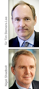 Sir Tim Berners-Lee and Professor Nigel Shadbolt