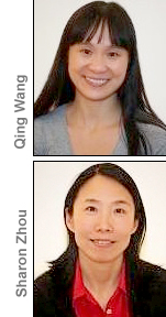Qing Wang and Sharon Zhou