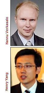 Hannu Verkasalo and Henry Yang