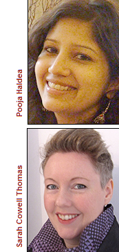 Pooja Haldea and Sarah Cowell-Thomas