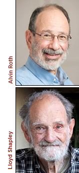 Alvin Roth and Lloyd Shapley