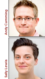 Andy Cumming and Sally Lewis