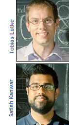 Tobias Lütke and Satish Kanwar