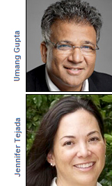 Umang Gupta and Jennifer Tejada