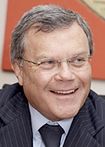 WPP boss Sir Martin Sorrell has raised targets to 45 percent in key sectors...
