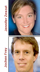 Jennifer Zeszut and Jochen Frey