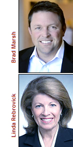 Brad Marsh and Linda Rebrovick