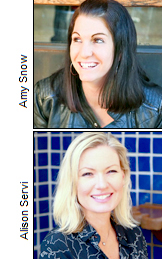 Alison Servi and Amy Snow