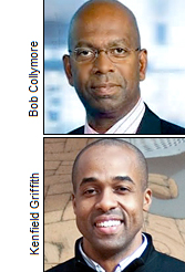 Bob Collymore and Kenfield Griffith