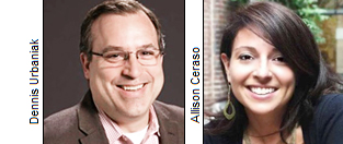 Dennis Urbaniak and Allison Ceraso