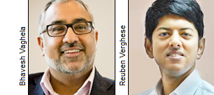 Bhavesh Vaghela and Reuben Verghese