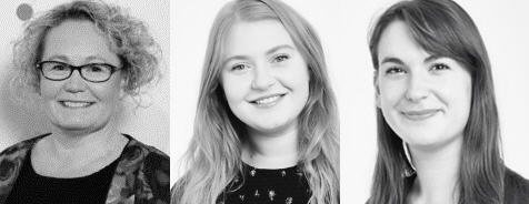 Helen Mason-Belshaw, Alice Haywood and Carla Ingram