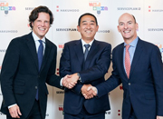 Florian Haller of Serviceplan Masayuki Mizushima  of Hakuhodo and Tim Bonnett of Unlimited Group