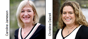 Caroline Jameson and Christine Dalzell