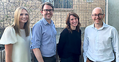 Emma Tommasini, Nick Tucker, Sharon Spargo and Adrian Compton Cook