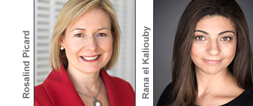 Professor Rosalind Picard and Rana el Kaliouby