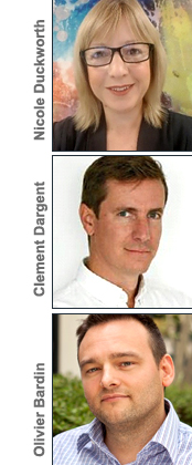 Nicole Duckworth, Clément Dargent and Olivier Bardin
